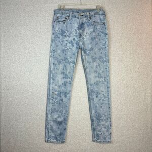 Levi's 510 W30 L32  denim print skinny jeans